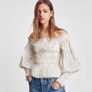 All saints Lara Dover top